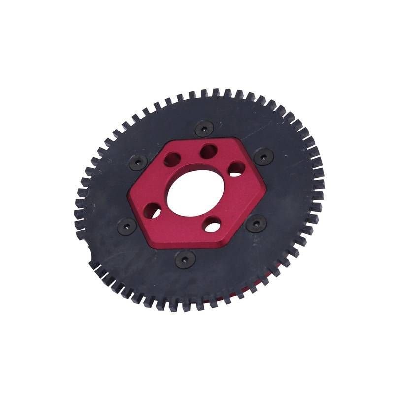 Polia Roda Fônica Sextavada RGTX VW AP - Vermelha