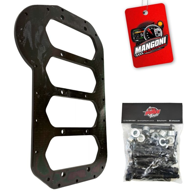 Reforço Bloco VW AP Plate Grade Para Usar Com Bomba Externa - Poke Parts