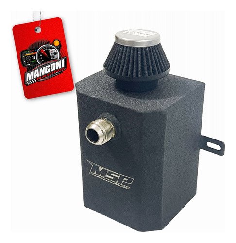 Reservatório de Óleo Quadrado 2 Litros 12an 1 Saída - MSP Racing
