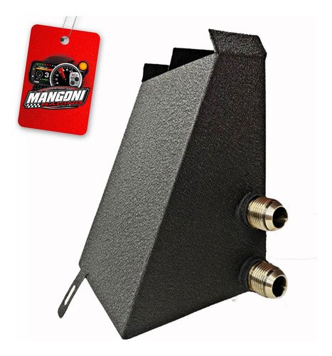 Reservatório Respiro de Óleo Gol G1 em Inox Preto Texturizado - MSP Racing