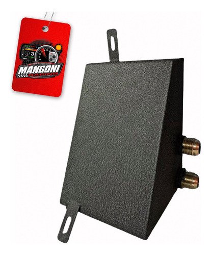 Reservatório Respiro de Óleo Gol G2 a G4 em Inox Preto Texturizado - MSP Racing