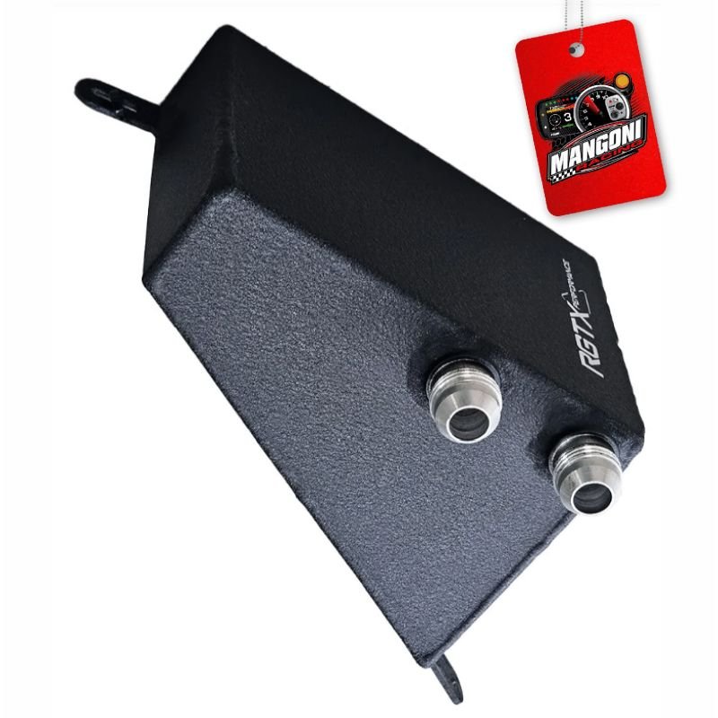 Reservatório Respiro Frontal de Óleo Gol G2 a G4 em Aluminio Preto Texturizado - RGTX