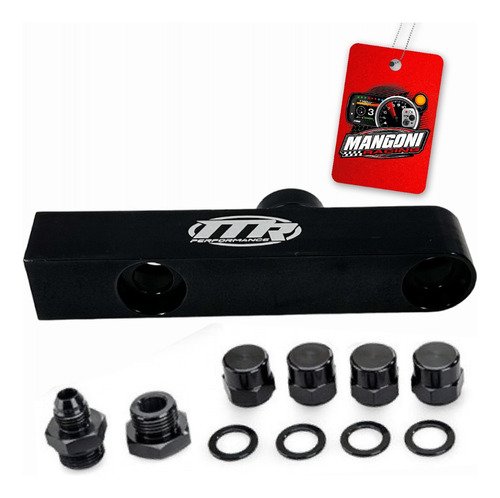 Suporte Bomba Combustível 12bar Mercedes Duplo Ccom Flauta Preto - MR Performance