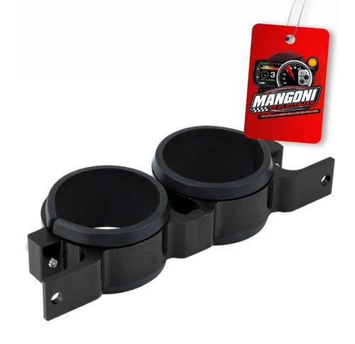 Suporte Duplo 60mm Bomba de Mercedes - Preto - MR Performance