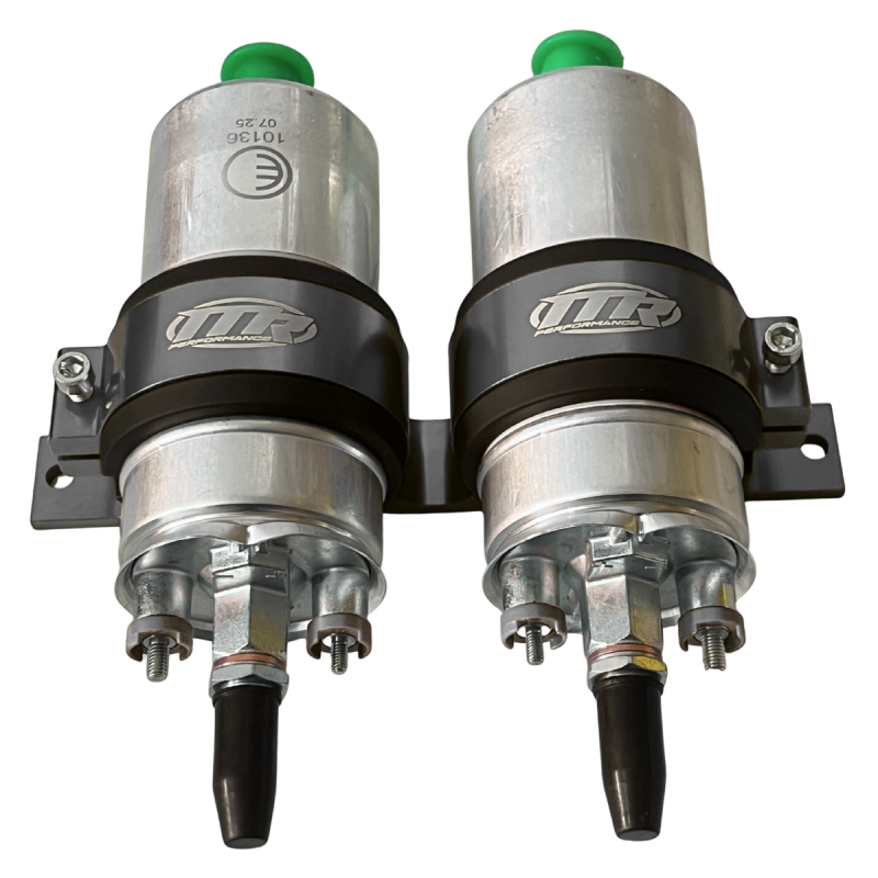 Suporte Duplo 60mm Bomba de Mercedes Com 2 Bombas - Prata - MR Performance