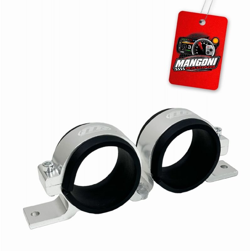 Suporte Duplo 60mm Bomba de Mercedes Com 2 Bombas - Prata - MR Performance