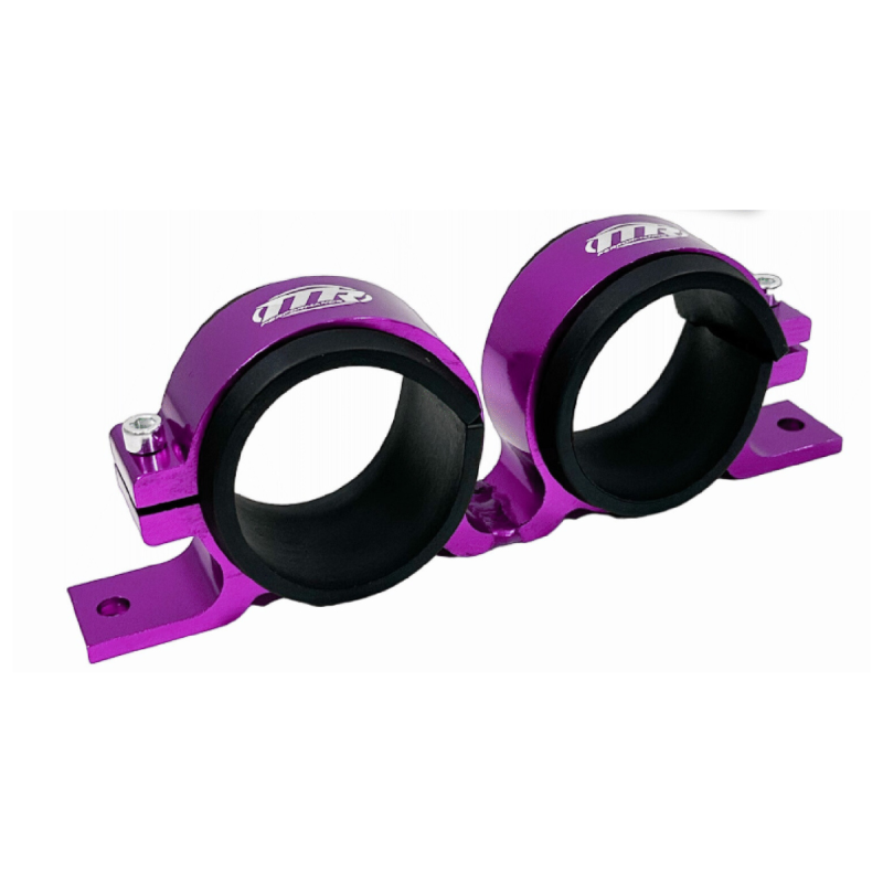 Suporte Duplo 60mm Bomba de Mercedes Com 2 Bombas - Roxo - MR Performance