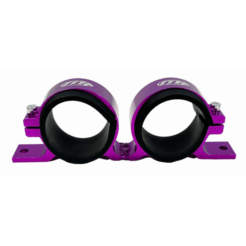 Suporte Duplo 60mm Bomba de Mercedes - Roxo - MR Performance
