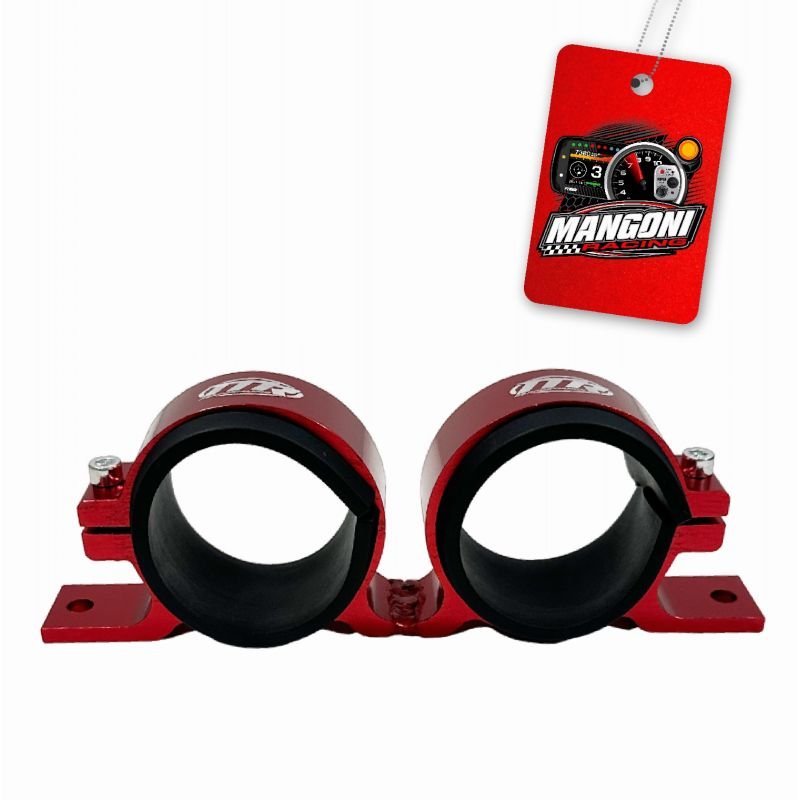 Suporte Duplo 60mm Bomba de Mercedes - Vermelho - MR Performance