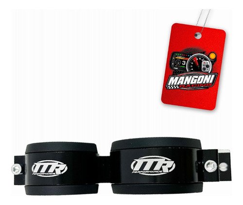 Suporte Duplo Bomba de Mercedes (60mm) e Filtro (51mm) - Preto - MR Performance