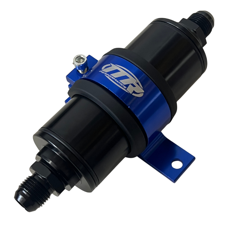 Suporte Simples 51mm Bomba GTI/Filtro Com Filtro 10an - Azul - MR Performance