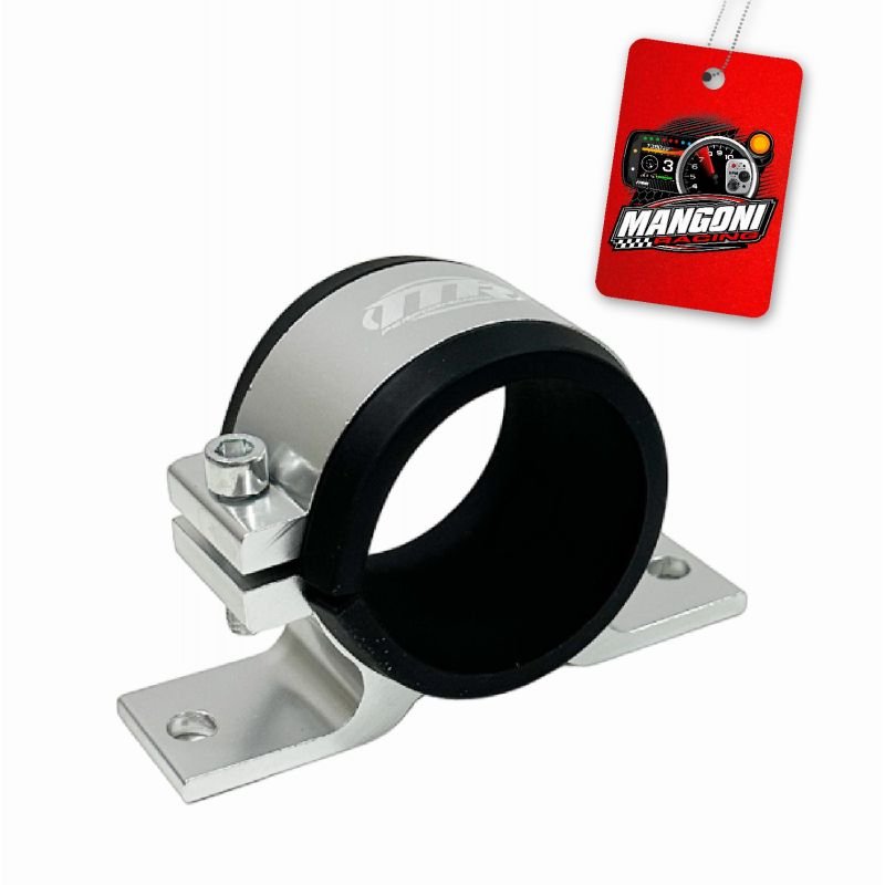 Suporte Simples 51mm Bomba GTI/Filtro Com Filtro 10an - Prata - MR Performance
