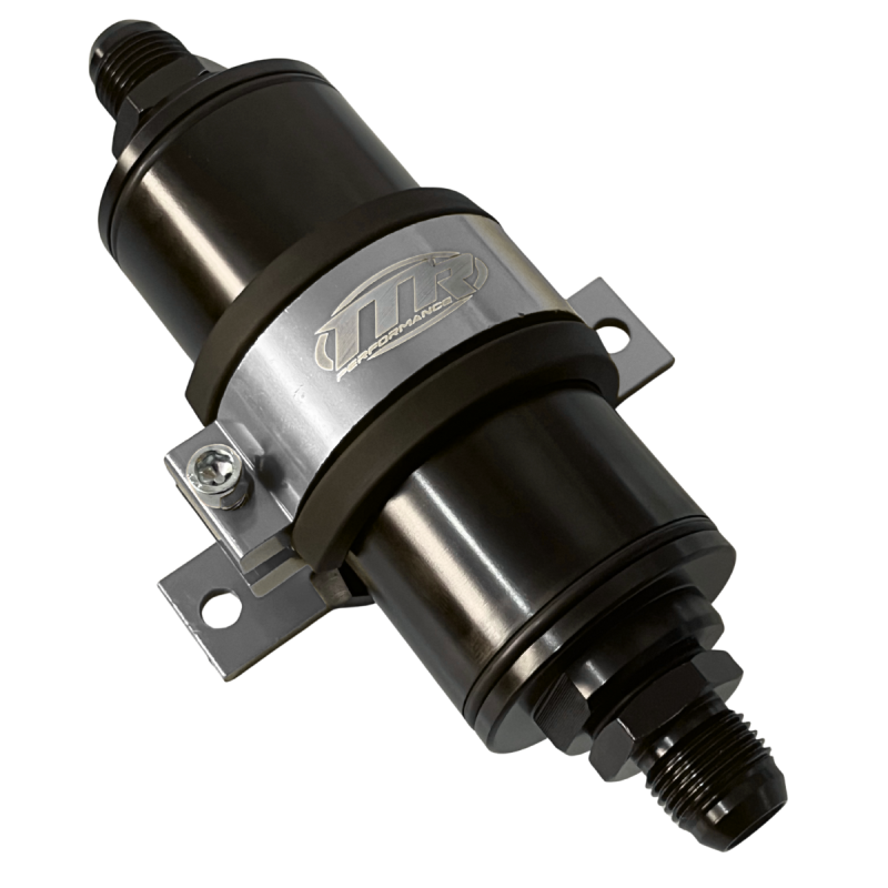 Suporte Simples 51mm Bomba GTI/Filtro Com Filtro 6an - Prata - MR Performance
