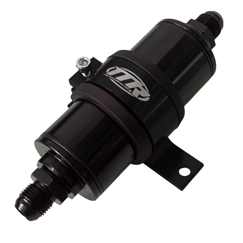Suporte Simples 51mm Bomba GTI/Filtro Com Filtro 6an - Preto - MR Performance