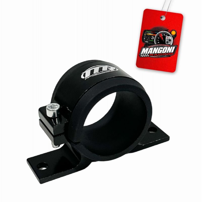 Suporte Simples 51mm Bomba GTI/Filtro Com Filtro 8an - Preto - MR Performance