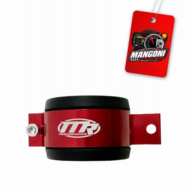 Suporte Simples 51mm Bomba GTI / Filtro - Vermelho - MR Performance