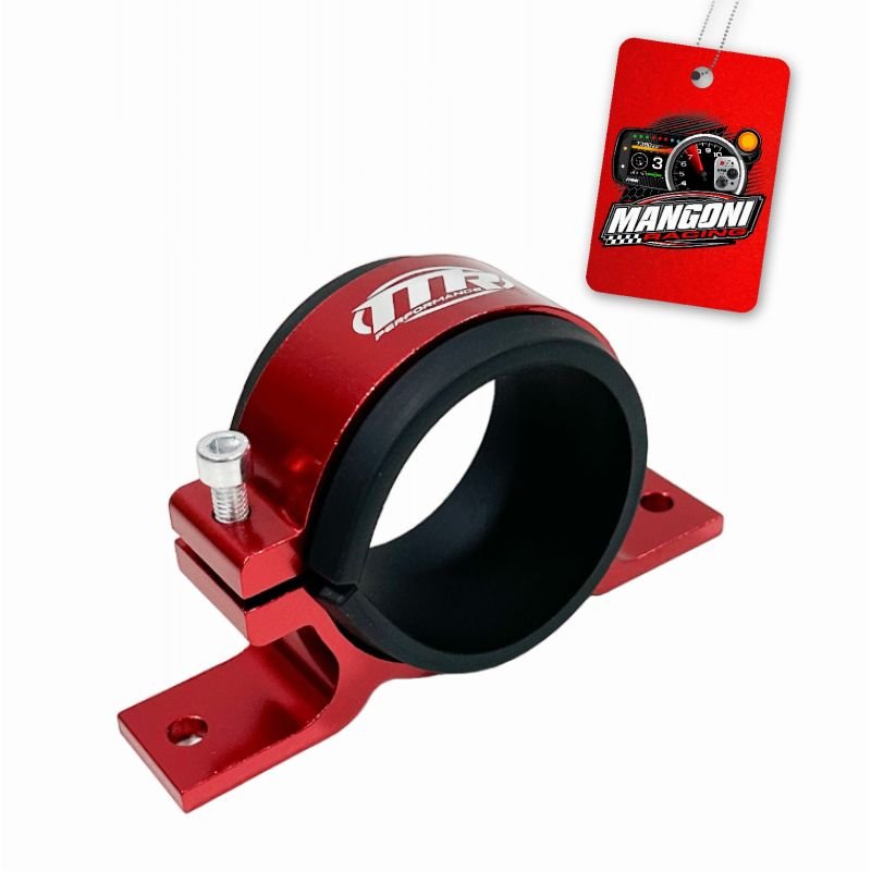 Suporte Simples 60mm Bomba de Mercedes Com Bomba - Vermelho - MR Performance
