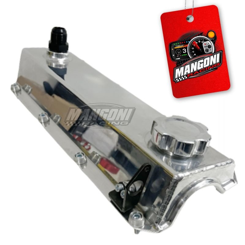 Tampa de Válvula Polida Com Tampinha Óleo Polida VW AP Com Suporte de Sensor - Poke Parts