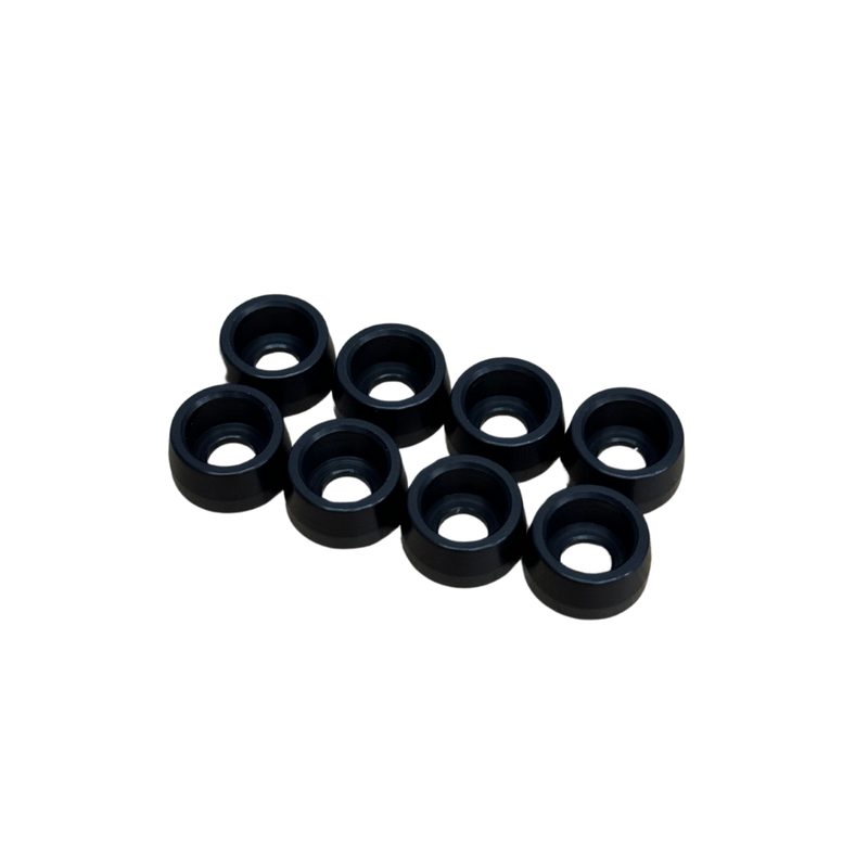 Tampa de Válvula PRO Texturizada C/ Tampinha Óleo Preta - RGTX (3/16')