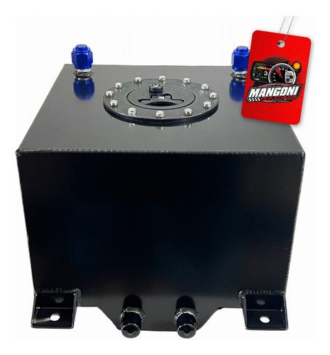 Tanque 20L Aluminio Com Medidor de Combustivel e Tampa - MR Performance