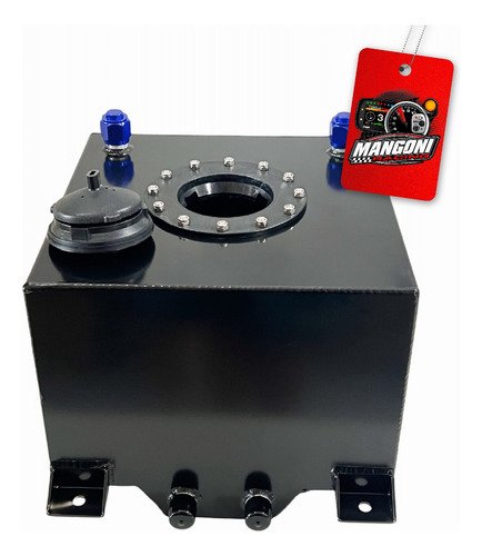 Tanque 20L Aluminio Com Medidor de Combustivel e Tampa - MR Performance