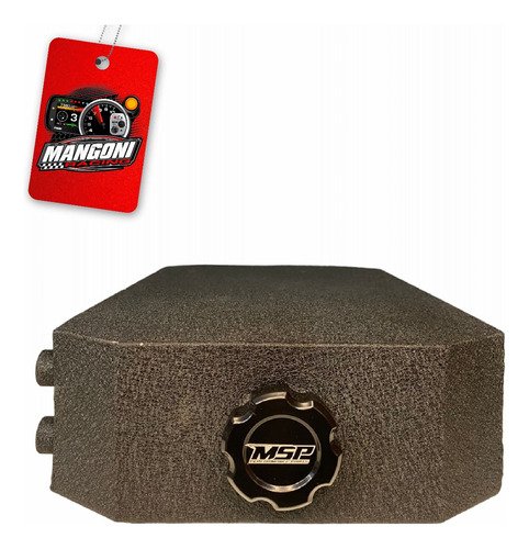 Tanque Inox na Frente do Radiador VW G1 ao G4 10 Litros - MSP Racing