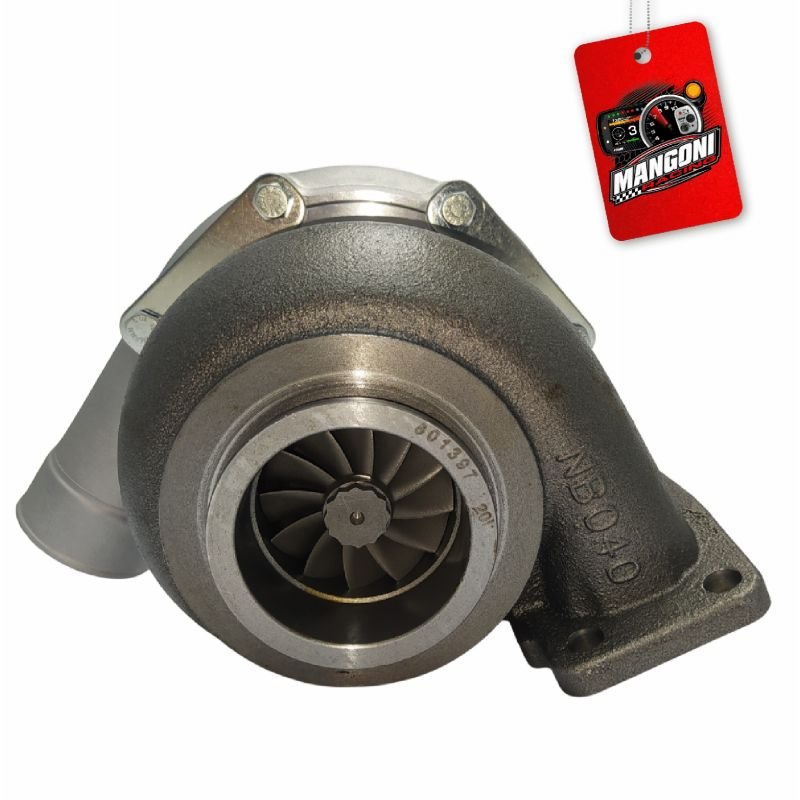 Turbina Master Power R595-10 Rotor 59 Eixo 59 Carcaça Quente .70 Pulsativa T3 Com Saida V-Band 360/650hp