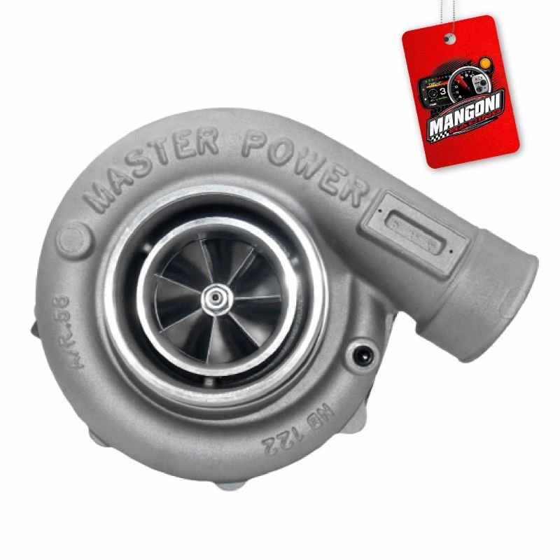 Turbina Master Power R6564-7 Rotor 65 Eixo 64,5 Carcaça Quente .70 Pulsativa T3 Com Saida V-Band 410/750hp