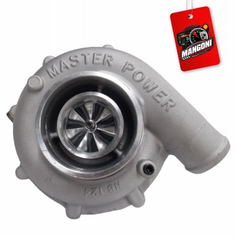 Turbina Master Power RB545-3 Rotor 54 Eixo 59 Carcaça Quente .68 Mono T4 Com Saida V-Band 270/600hp