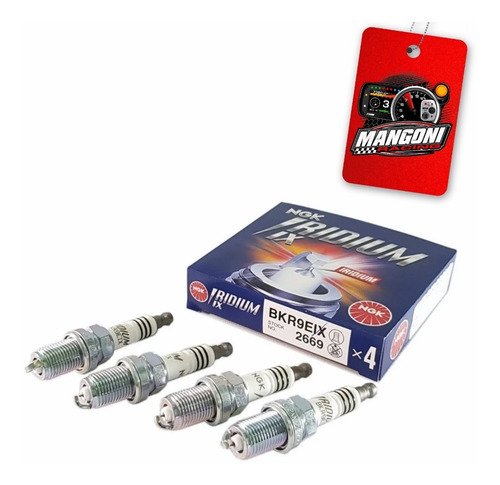 Vela de Ignição Iridium BKR9EIX Sextavado 16mm - NGK