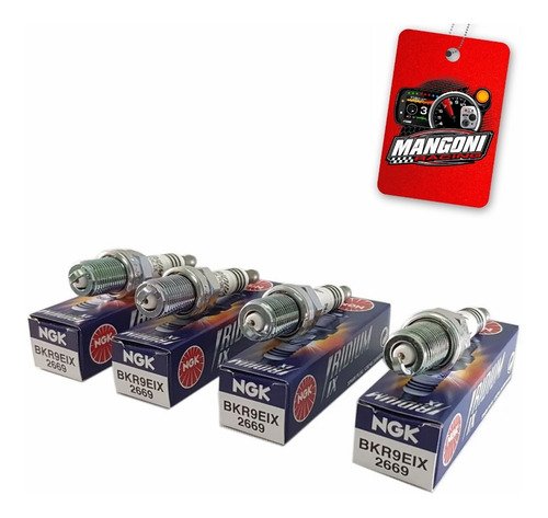 Vela de Ignição Iridium BKR9EIX Sextavado 16mm - NGK