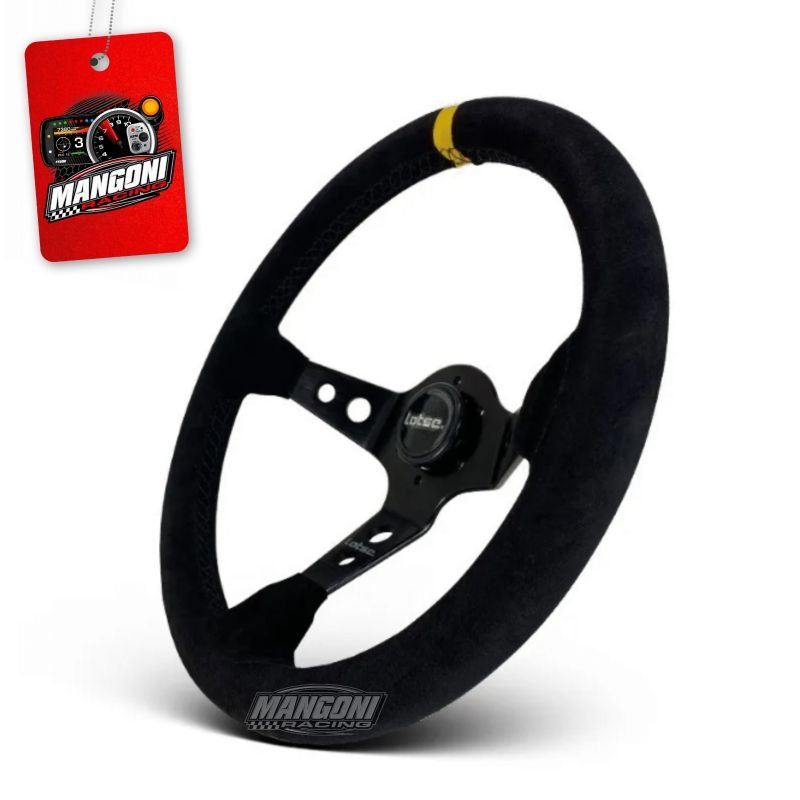 Volante Dakar Tarja Amarela Camurça - Lotse