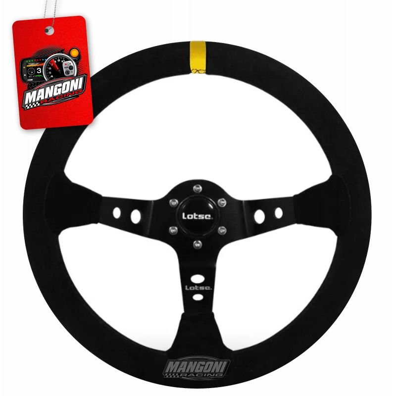 Volante Dakar Tarja Amarela Camurça - Lotse