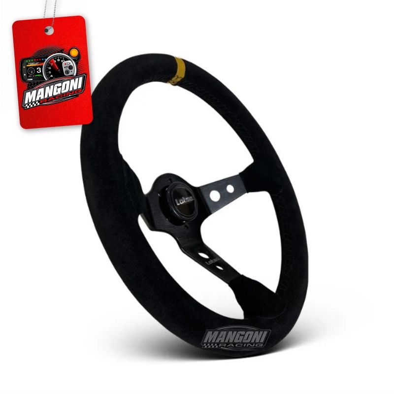 Volante Dakar Tarja Amarela Camurça - Lotse