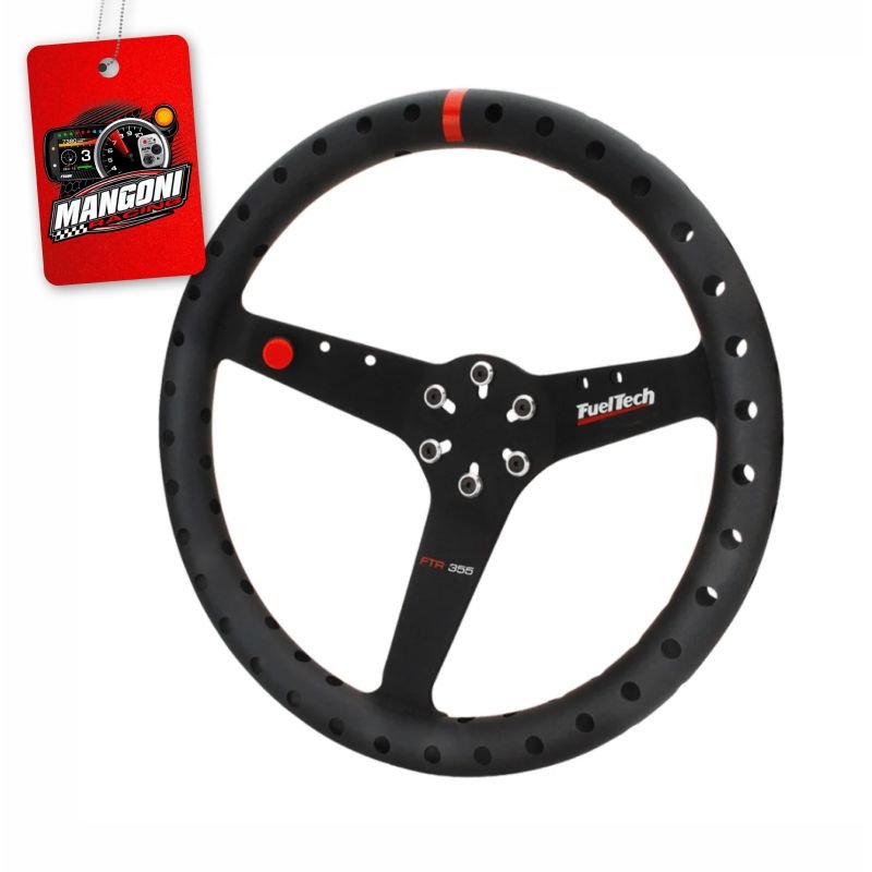 Volante FTR-A Aliviado Com Cubo Snap-Fit GM - Fueltech