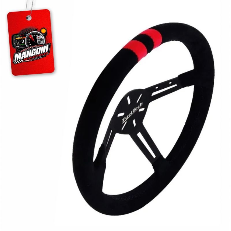 Volante FTS-1 Camurça Com Cubo Snap-Fit GM - Fueltech