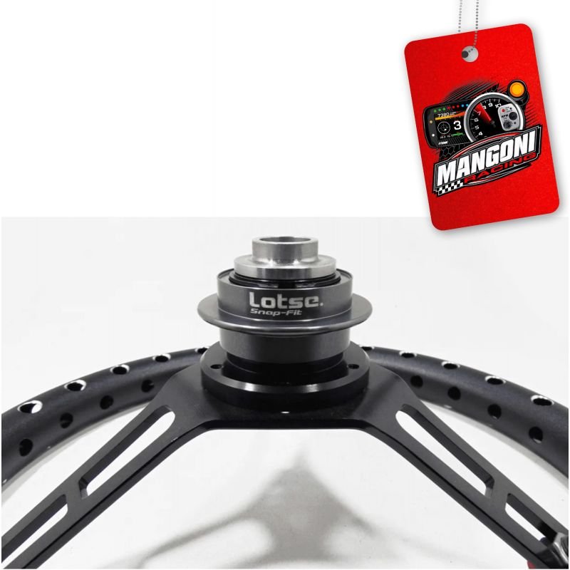 Volante FTS-1 Camurça Com Cubo Snap-Fit GM - Fueltech