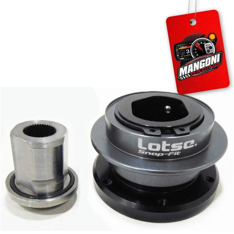 Volante FTS-1 Camurça Com Cubo Snap-Fit GM - Fueltech