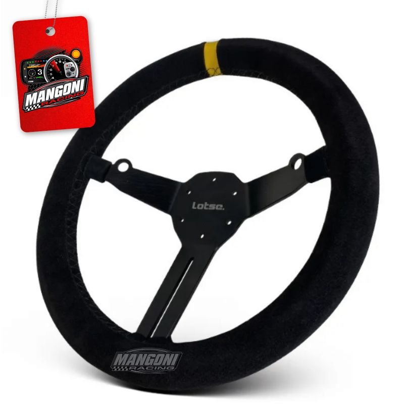 Volante RG-T Tarja Amarela Camurça - Lotse