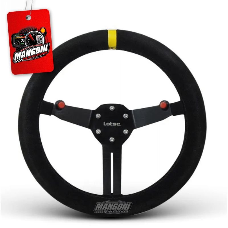 Volante RG-T Tarja Amarela Camurça - Lotse