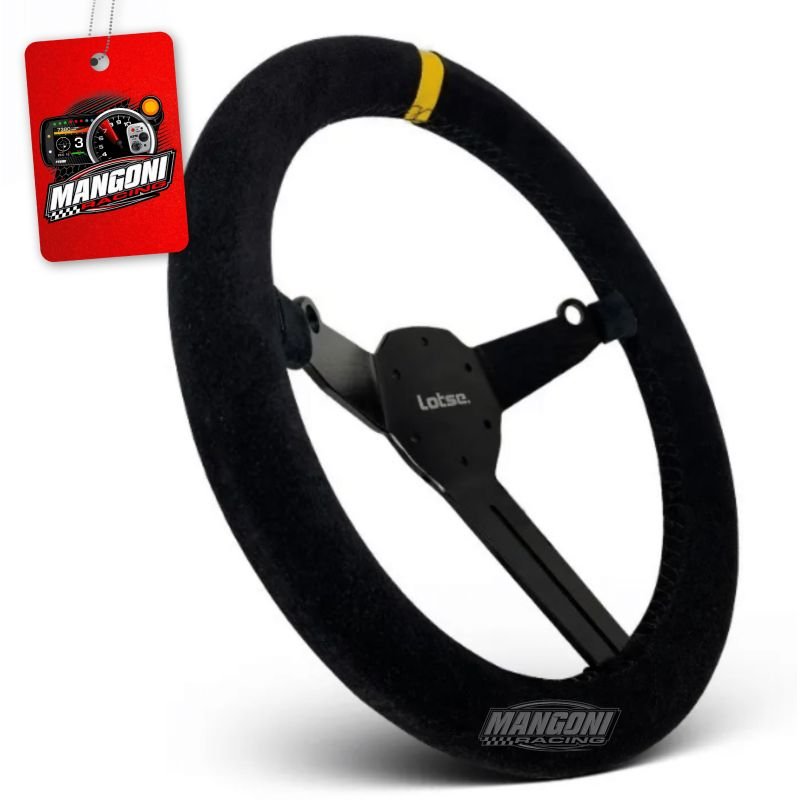 Volante RG-T Tarja Amarela Camurça - Lotse