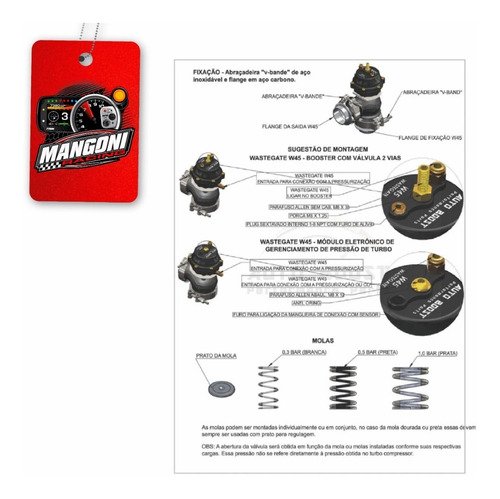 Wastegate Auto Boost W45 - Prata