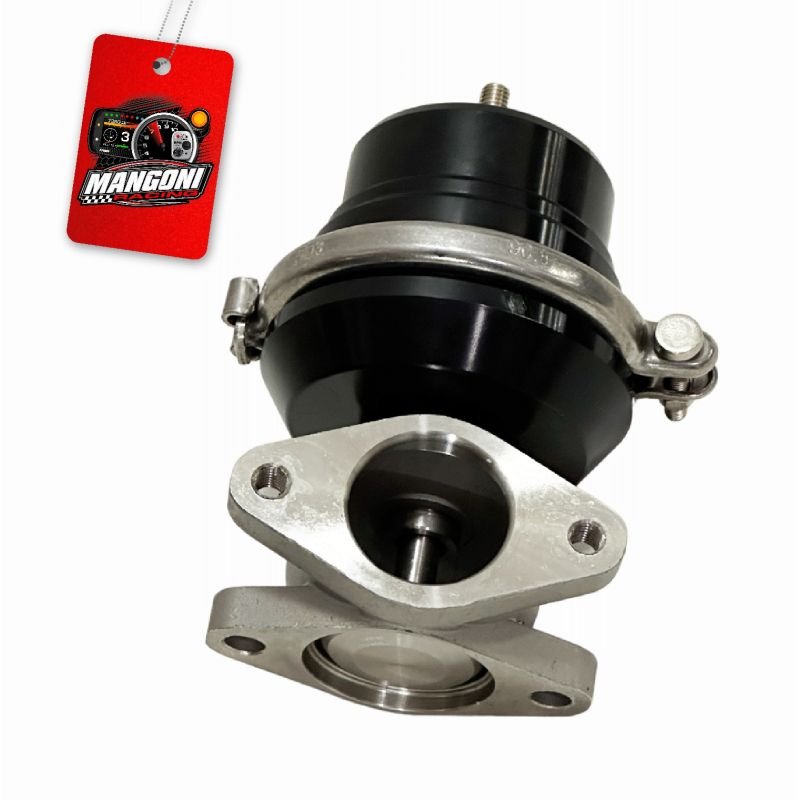 Wastegate Modelo Tial 38mm V-band Preto Padrão 2 Furos - MR Performance