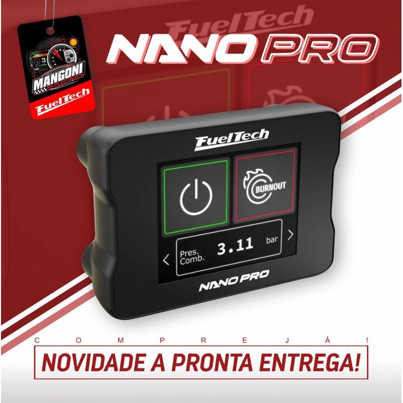 Wideband Nano Pro Com Chicote 4.9 - Fueltech